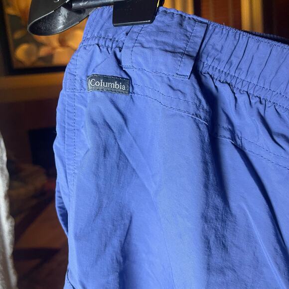 Columbia royal blue sport cargo shorts Sz M women - Picture 4 of 8